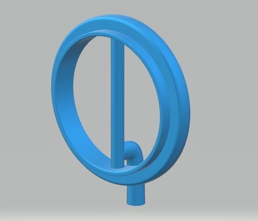 YD141 gold ring with diamonds 3D print model_22