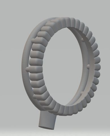 YD141 gold ring with diamonds 3D print model_20