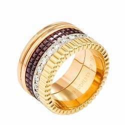 YD141 gold ring with diamonds 3D print model_10