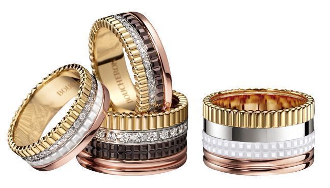 YD141 gold ring with diamonds 3D print model_6