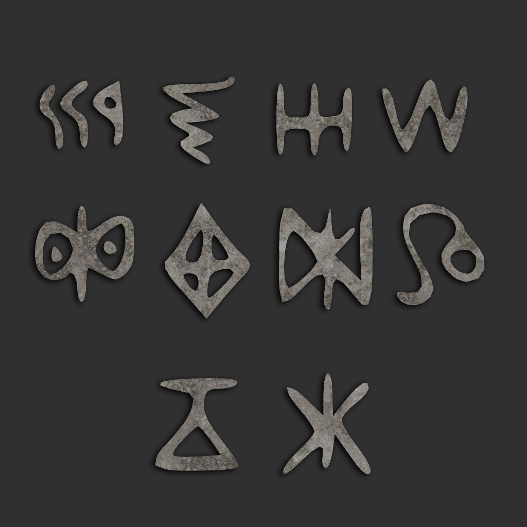 110 Runes Alpha 8K Vol 2 Low-poly 3D model_8