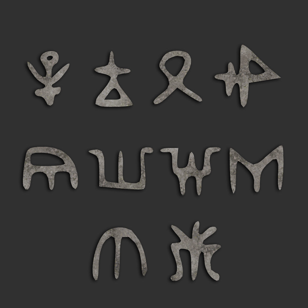 110 Runes Alpha 8K Vol 2 Low-poly 3D model_12