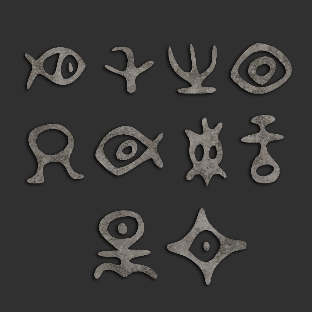 110 Runes Alpha 8K Vol 2 Low-poly 3D model_15