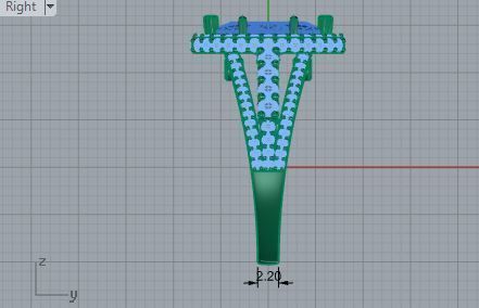 Tear diamond ring 3206 3D print model 3D print model_6