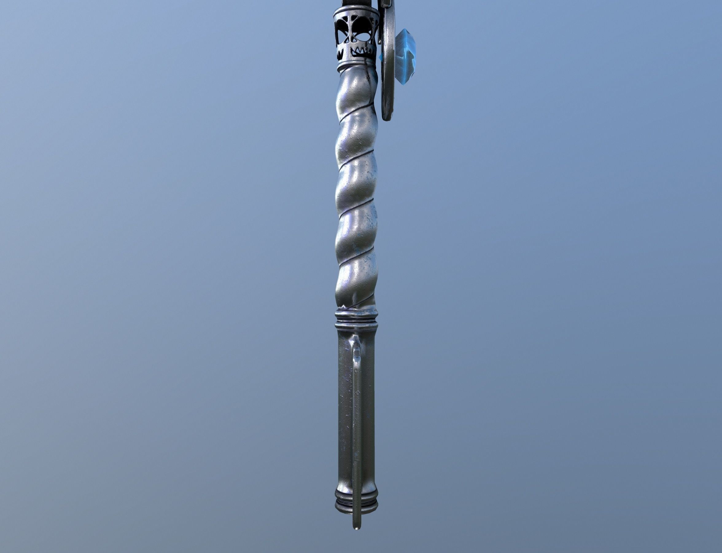 Key winter Low-poly 3D model_18