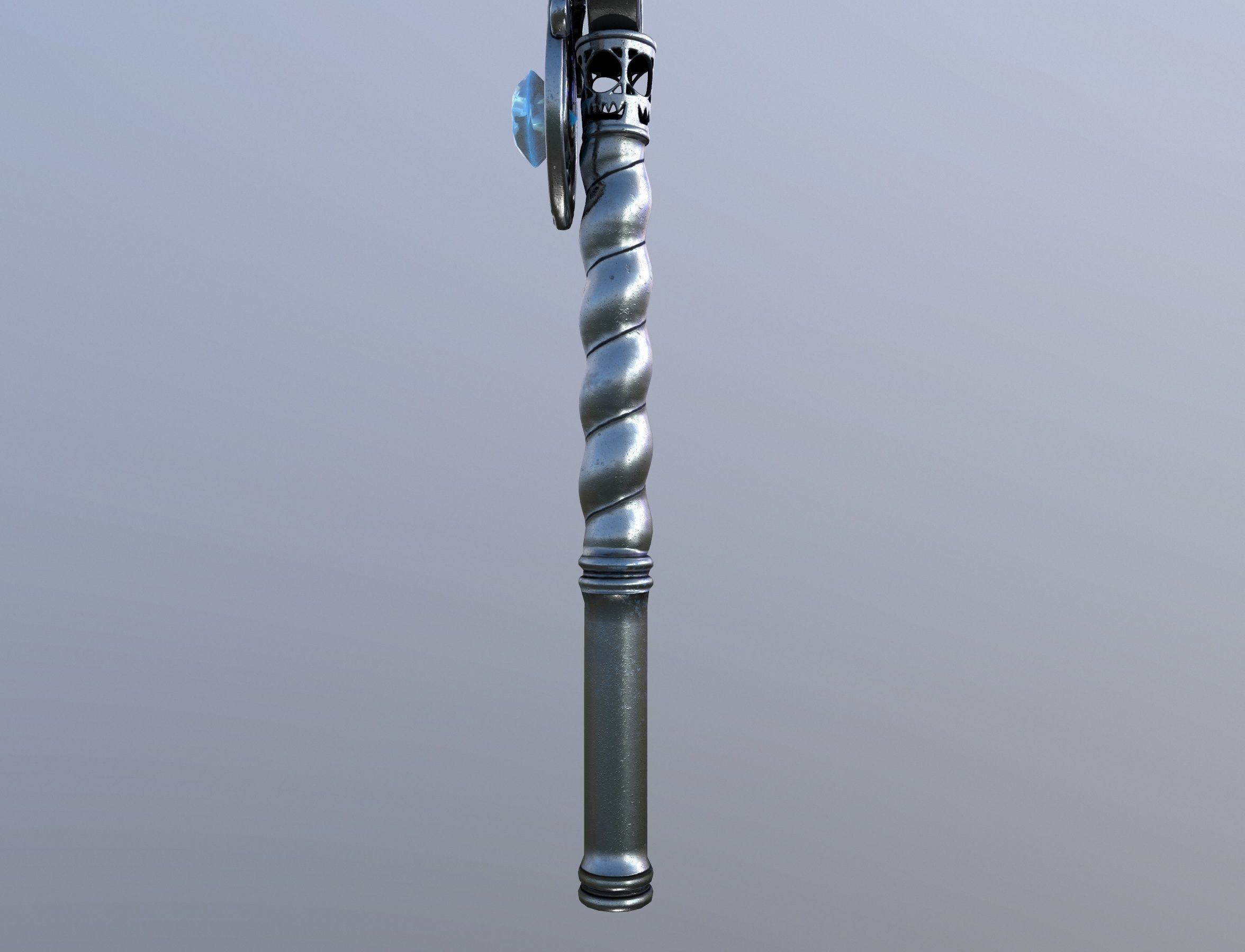 Key winter Low-poly 3D model_16