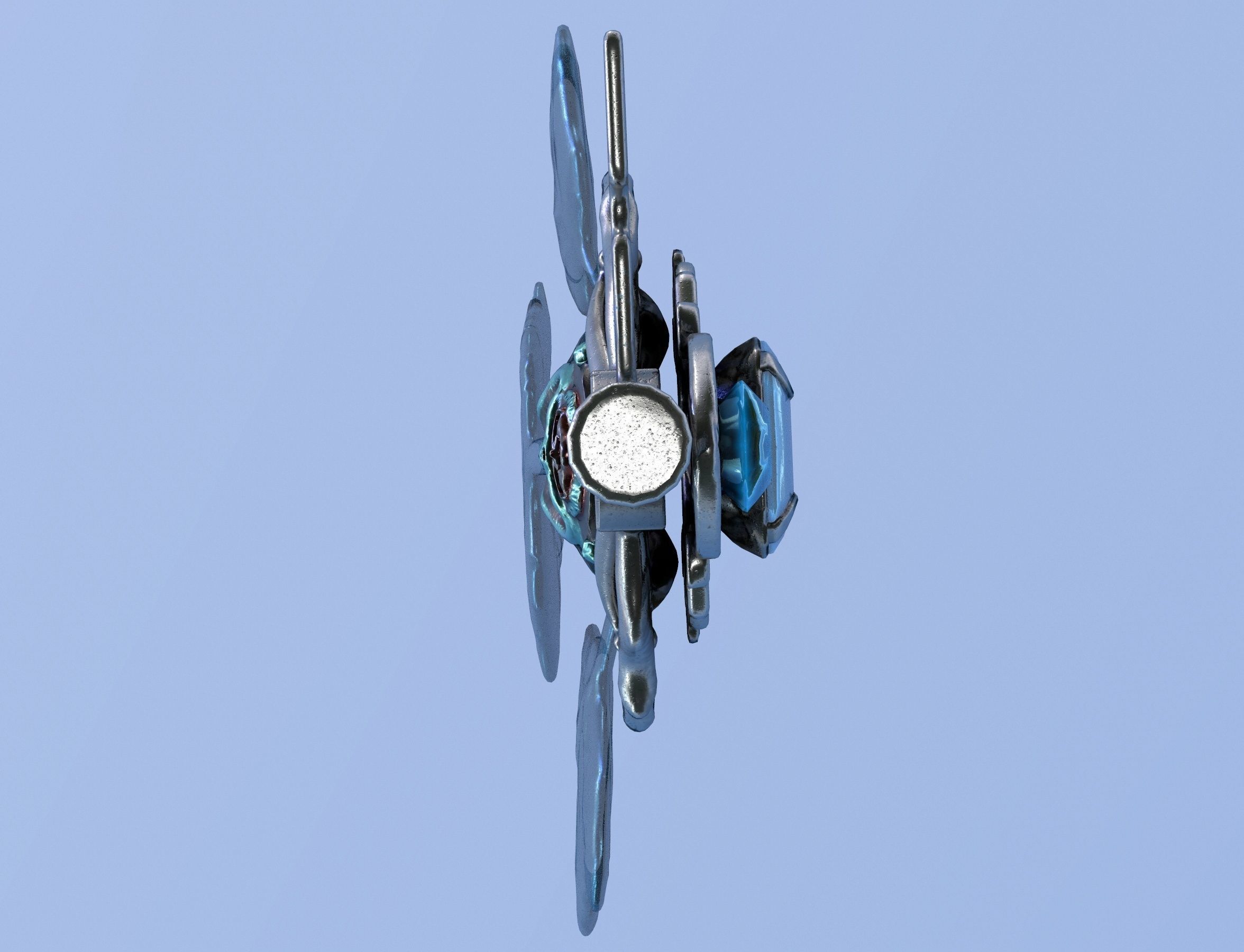 Key winter Low-poly 3D model_19