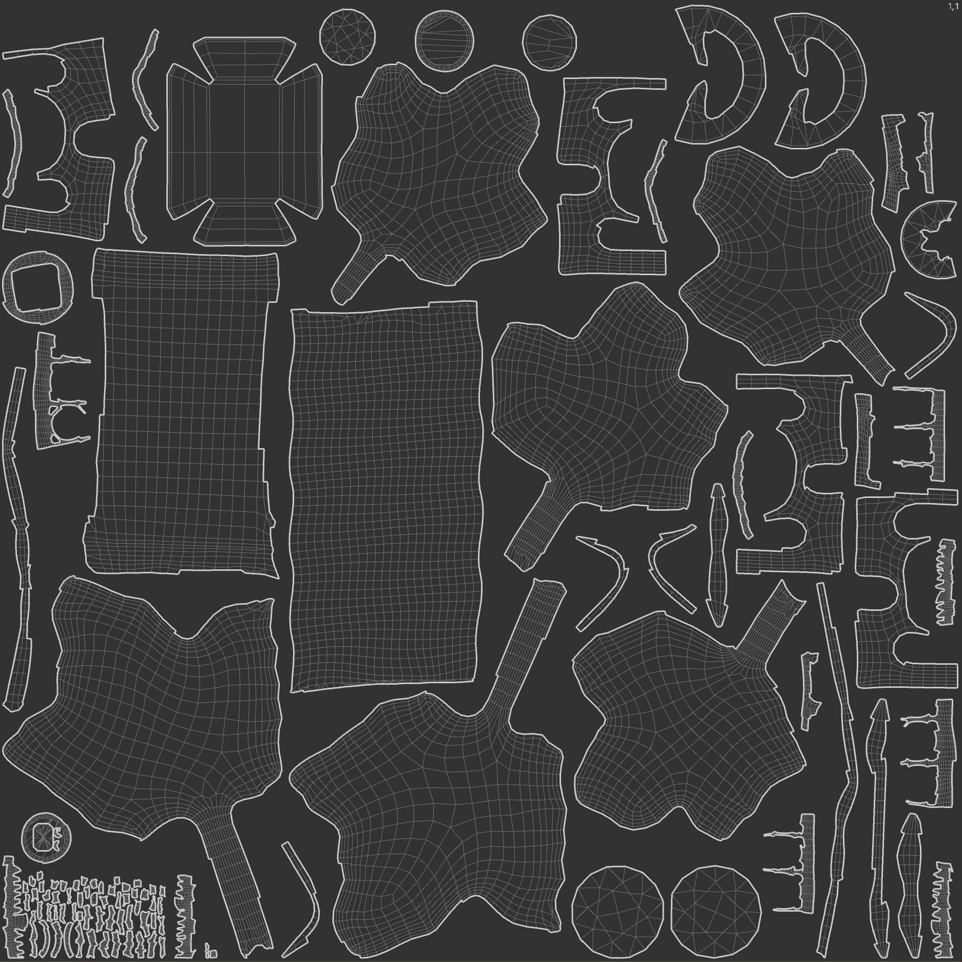 Key winter Low-poly 3D model_24