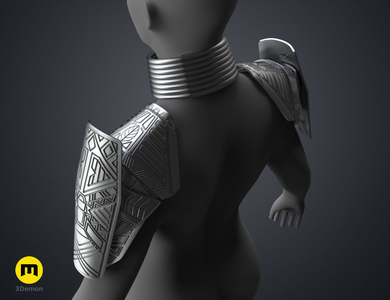 Dora Milaje Armor - Wakanda Forever 3D print model_24