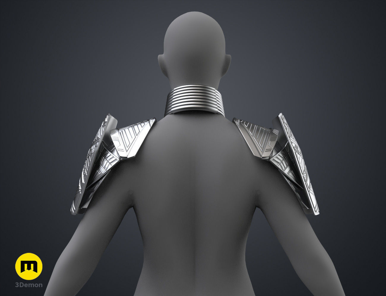 Dora Milaje Armor - Wakanda Forever 3D print model_3