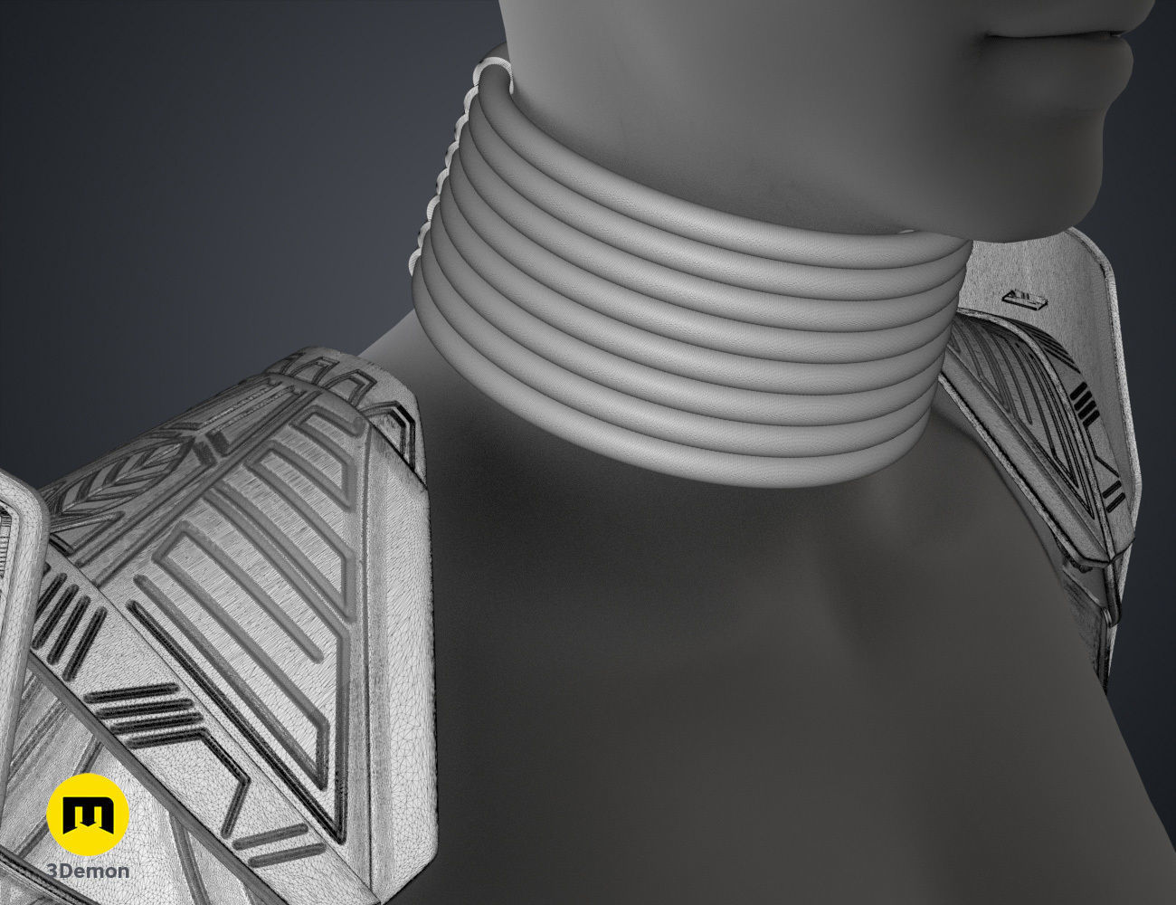 Dora Milaje Armor - Wakanda Forever 3D print model_16