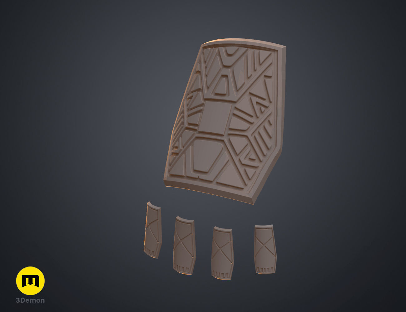 Dora Milaje Armor - Wakanda Forever 3D print model_5