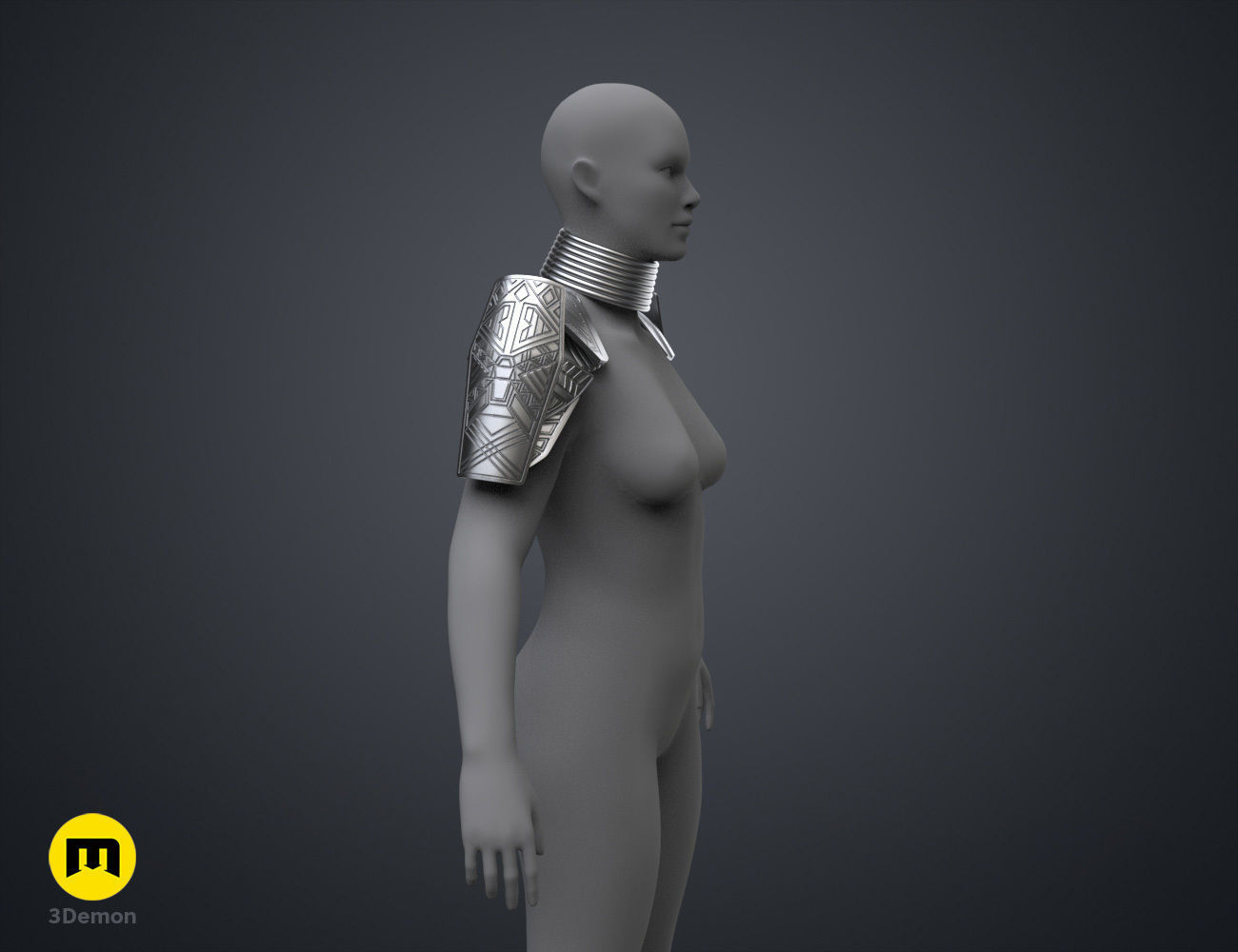 Dora Milaje Armor - Wakanda Forever 3D print model_20