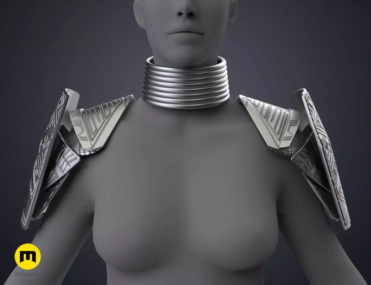 Dora Milaje Armor - Wakanda Forever 3D print model_0