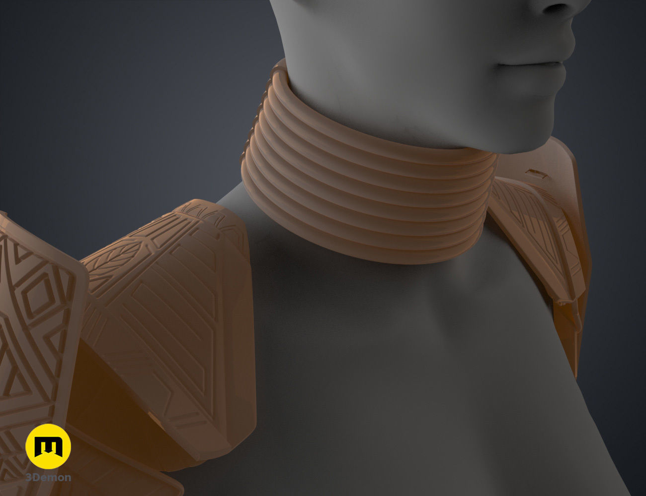 Dora Milaje Armor - Wakanda Forever 3D print model_15