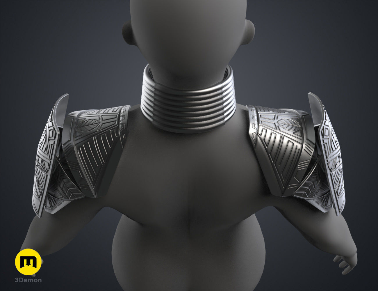 Dora Milaje Armor - Wakanda Forever 3D print model_4