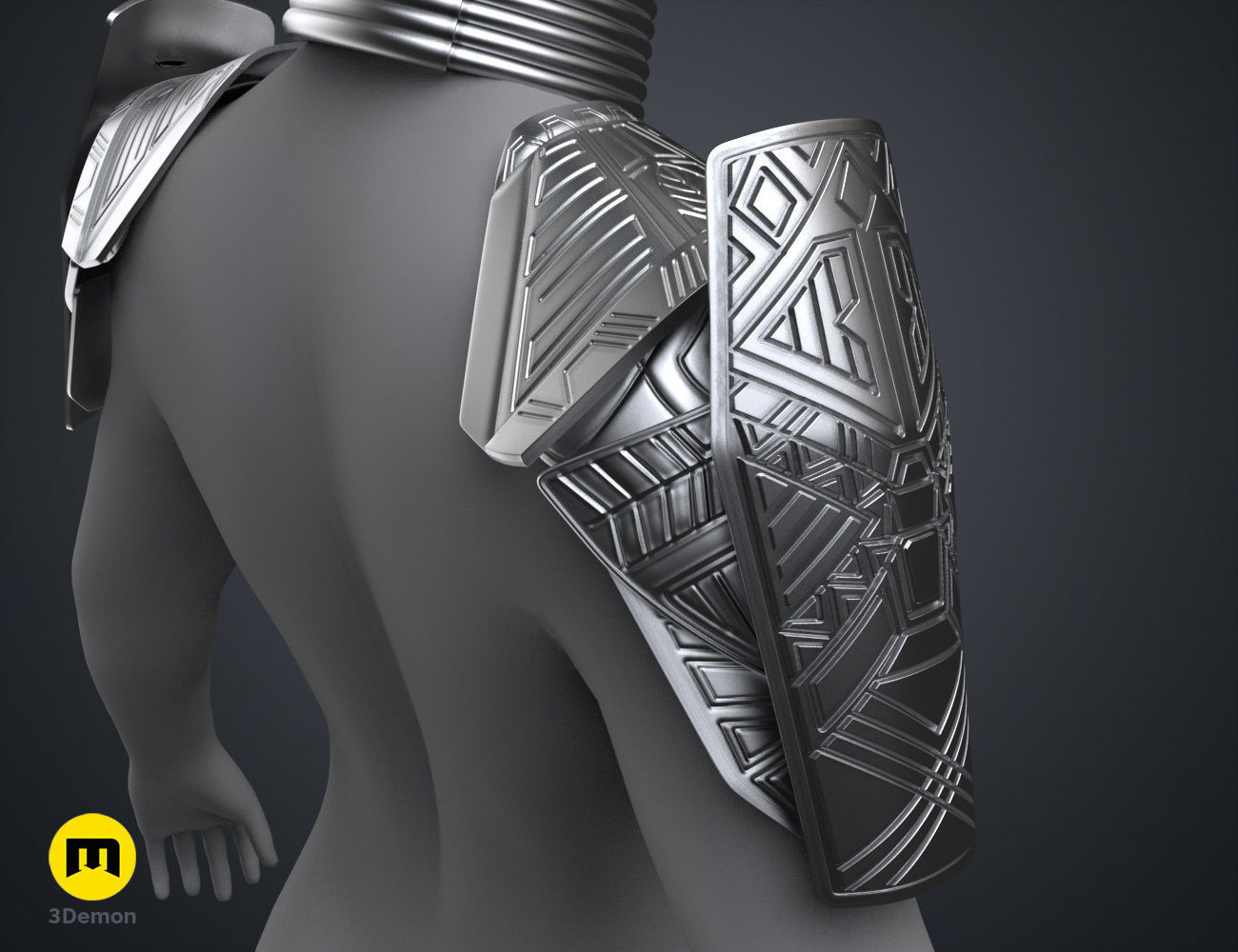 Dora Milaje Armor - Wakanda Forever 3D print model_2