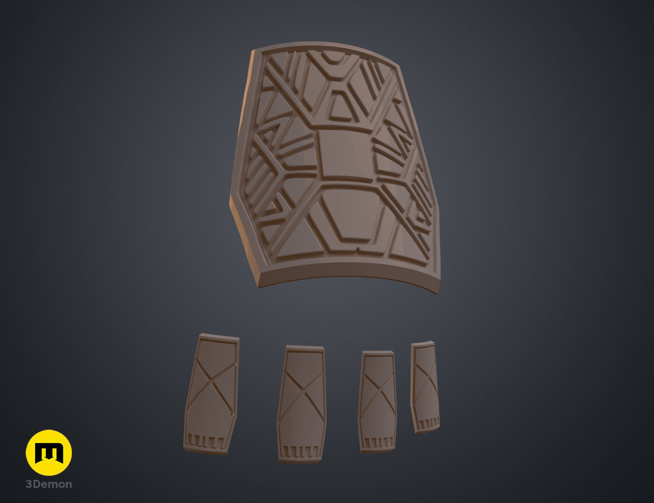 Dora Milaje Armor - Wakanda Forever 3D print model_30