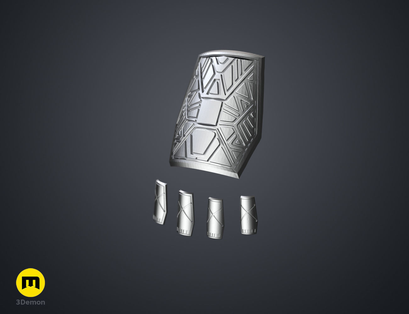 Dora Milaje Armor - Wakanda Forever 3D print model_27