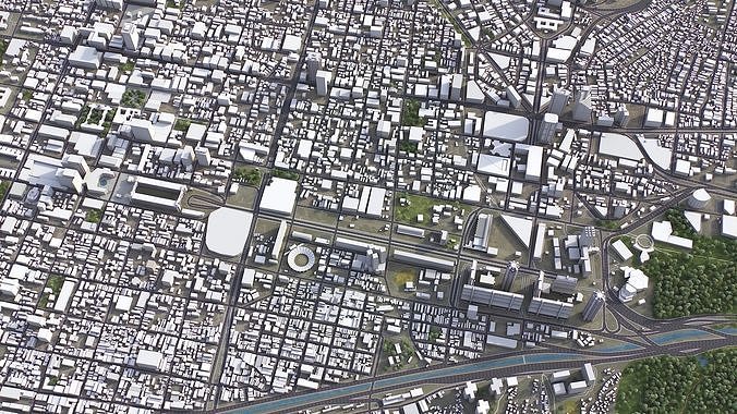 Caracas Low-poly 3D model 3