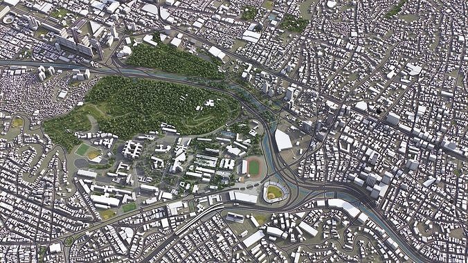 Caracas Low-poly 3D model 4