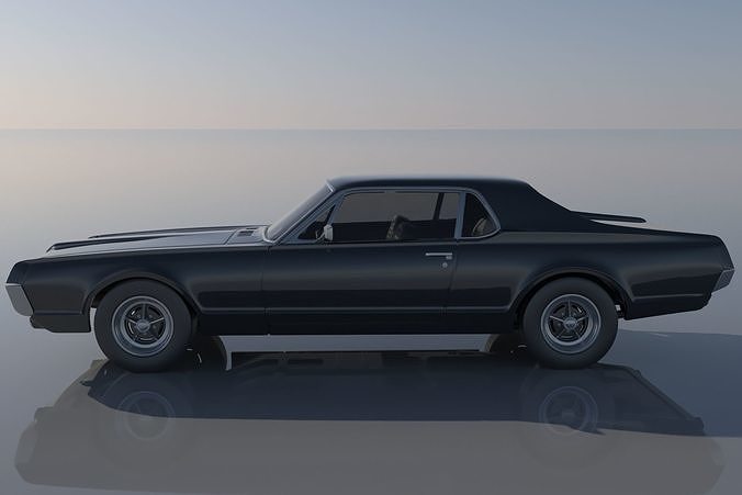 Mercury Cougar 1967  3D print model 2
