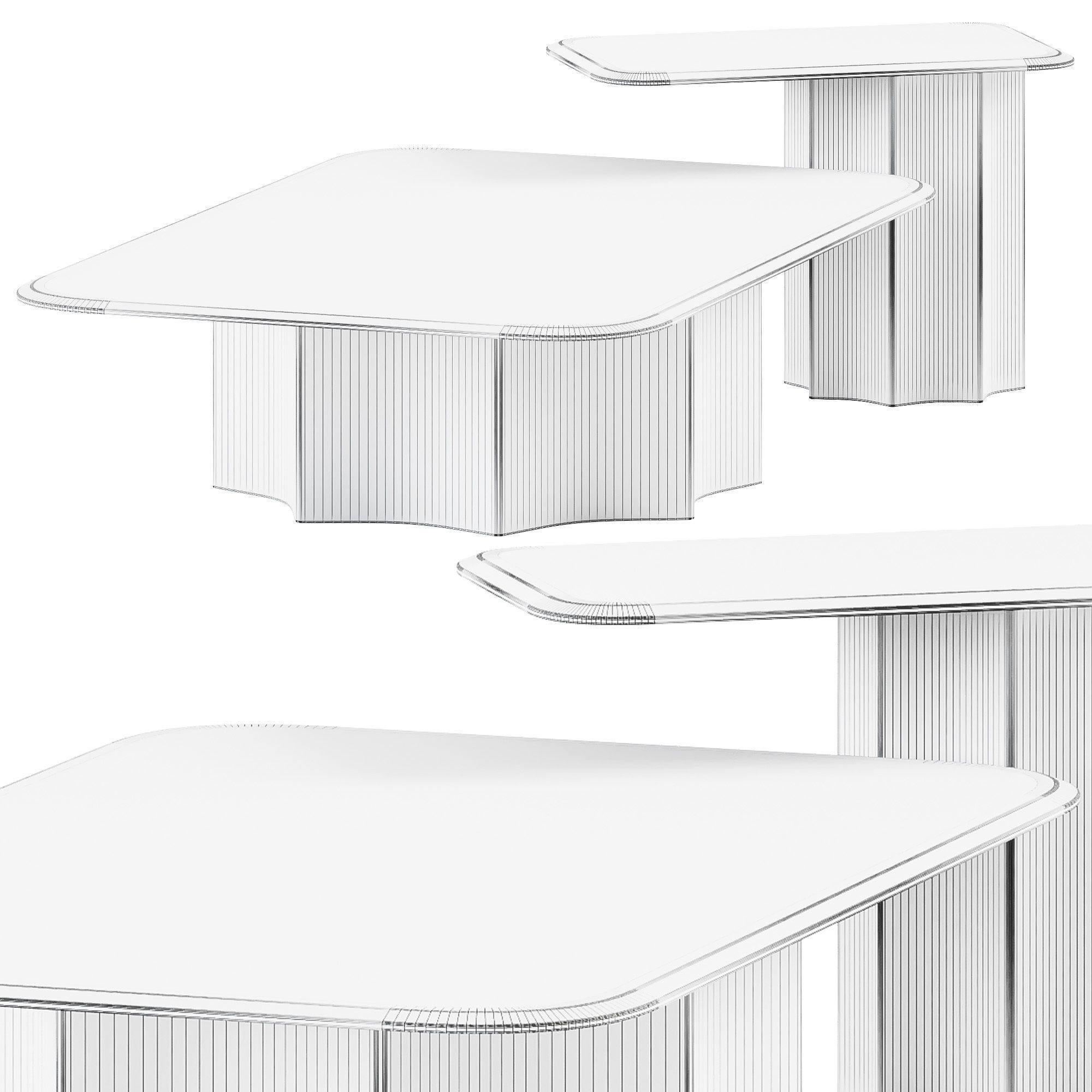 Florio coffee table by Cantori 3D model_3