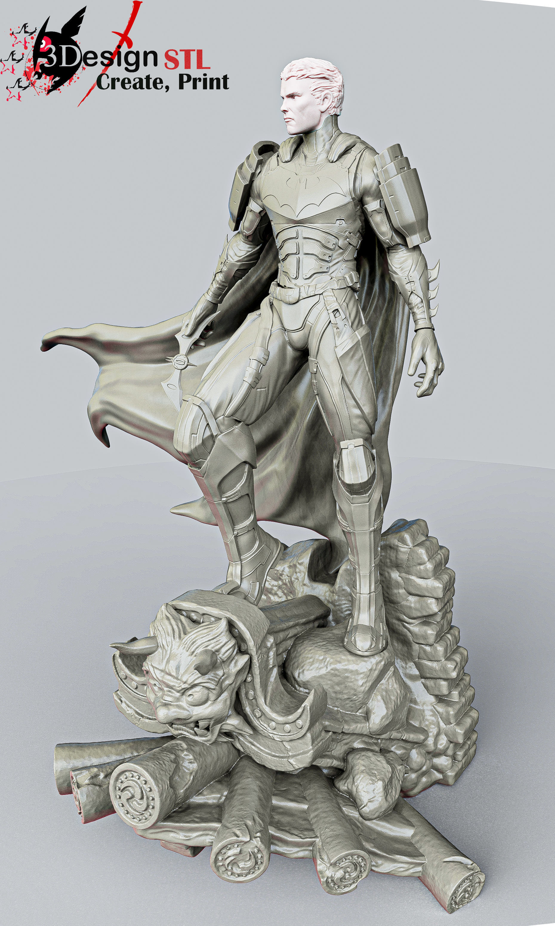 Batman Samuray 3D print model_16