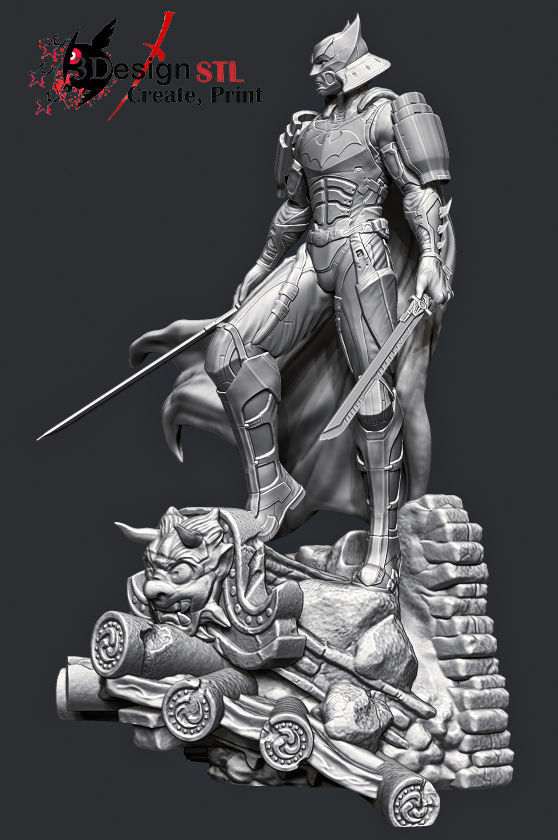 Batman Samuray 3D print model_1