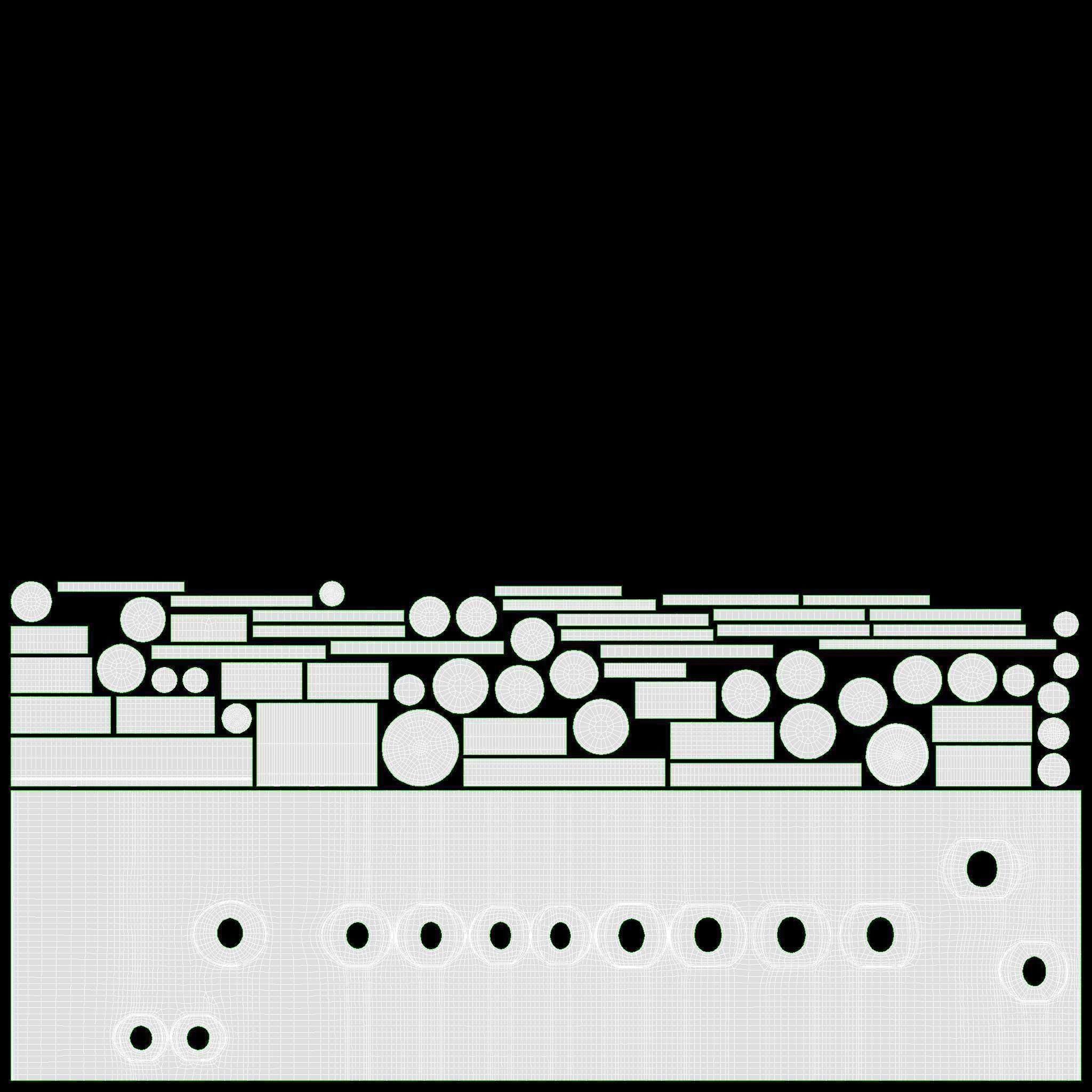 Chimes and woodwind 3D Model Collection_29