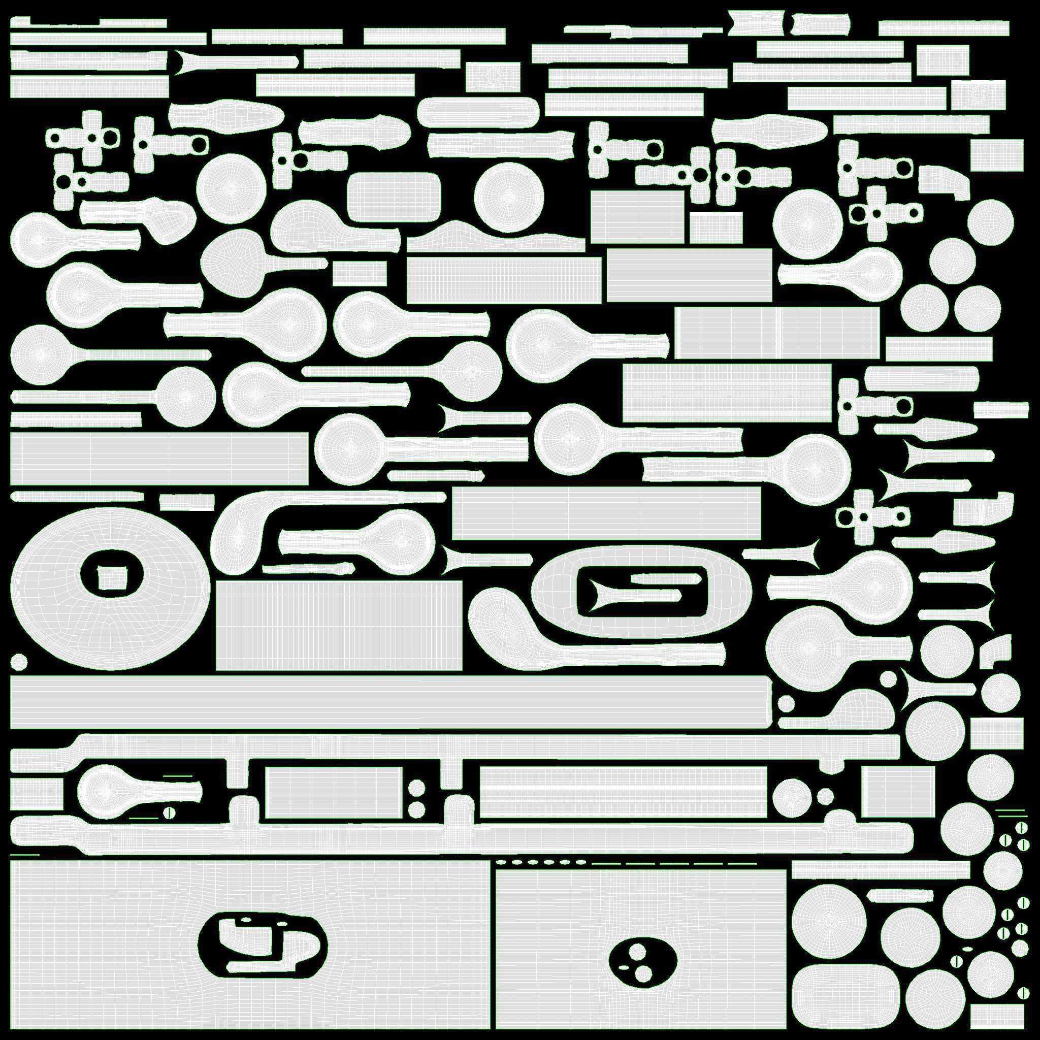 Chimes and woodwind 3D Model Collection_30