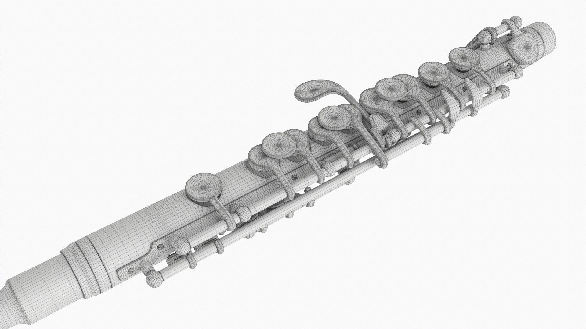 Chimes and woodwind 3D Model Collection_21