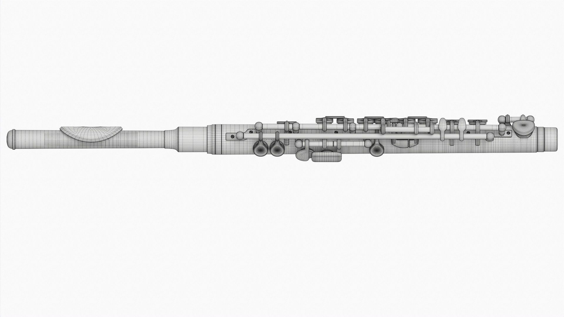 Chimes and woodwind 3D Model Collection_22