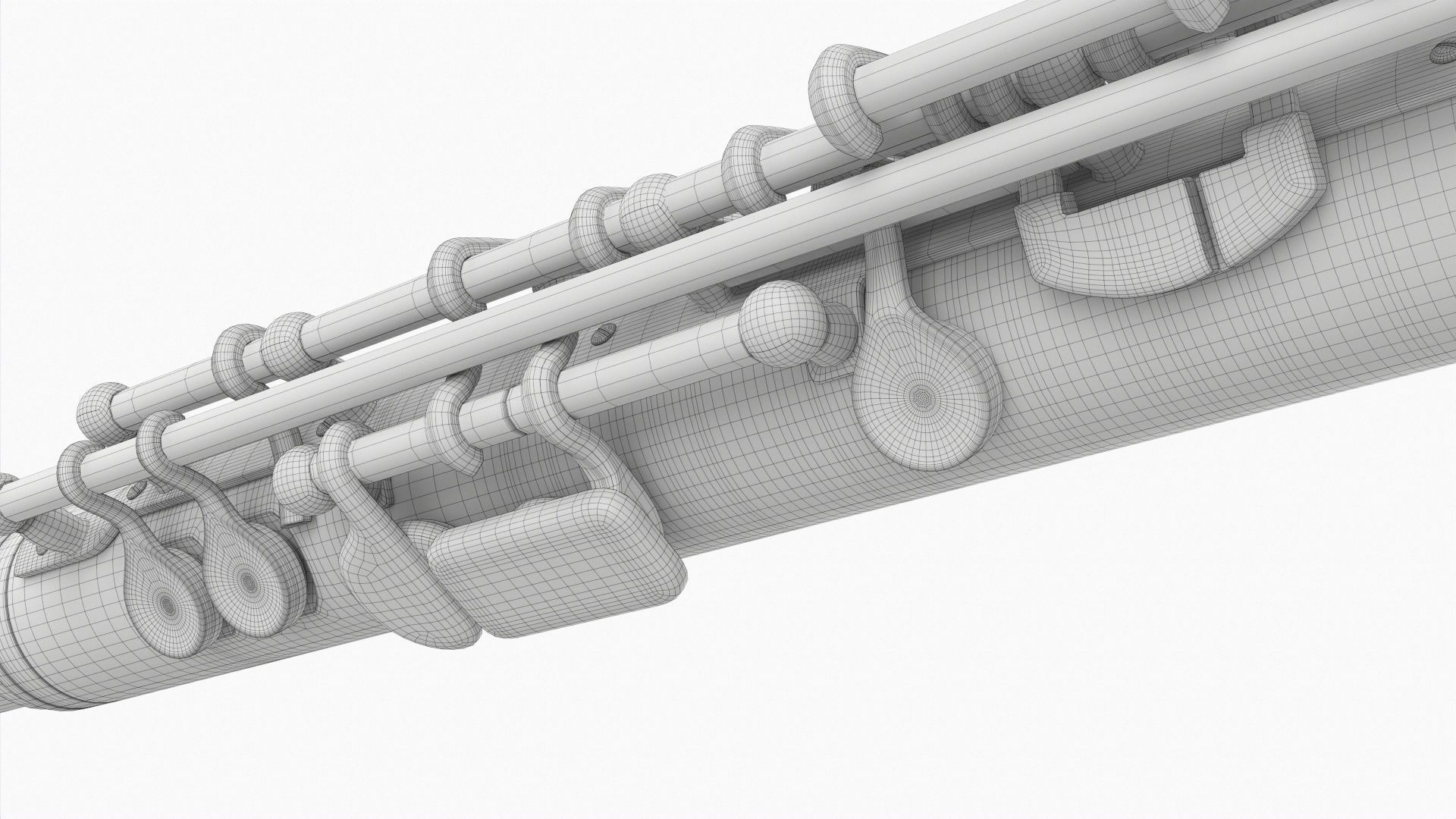 Chimes and woodwind 3D Model Collection_24