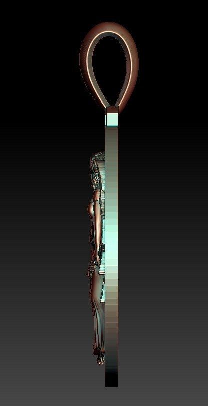VIRGO PENDANT 3D print model_2