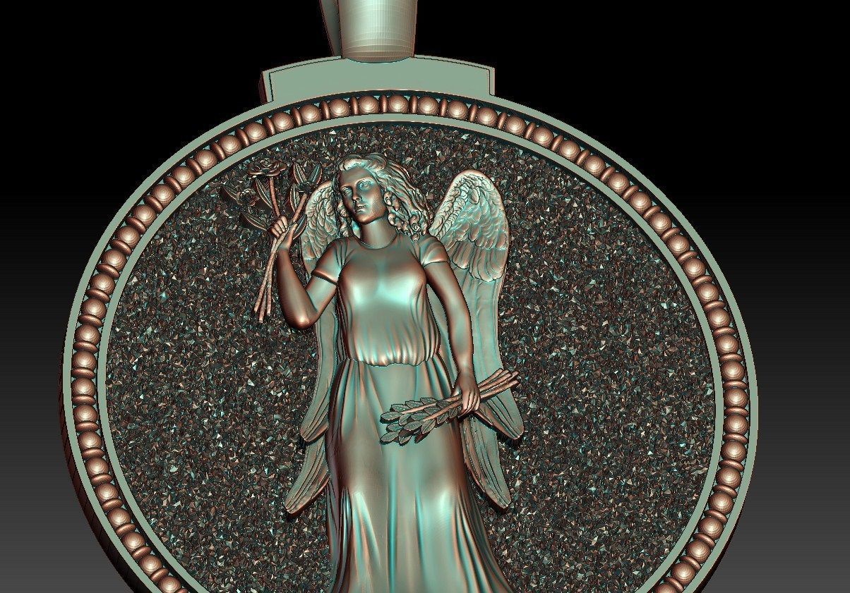 VIRGO PENDANT 3D print model_3