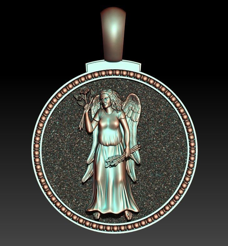 VIRGO PENDANT 3D print model_0