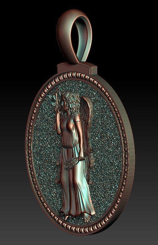 VIRGO PENDANT 3D print model_1