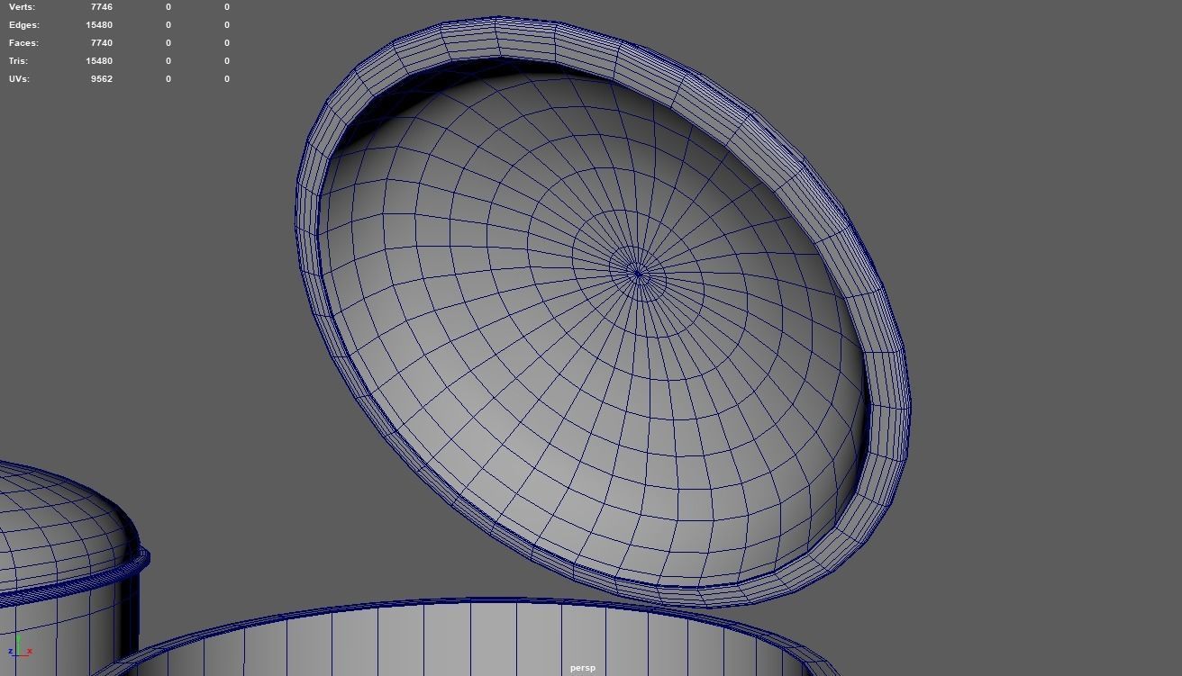 Petrol Can Low-poly 3D model_10