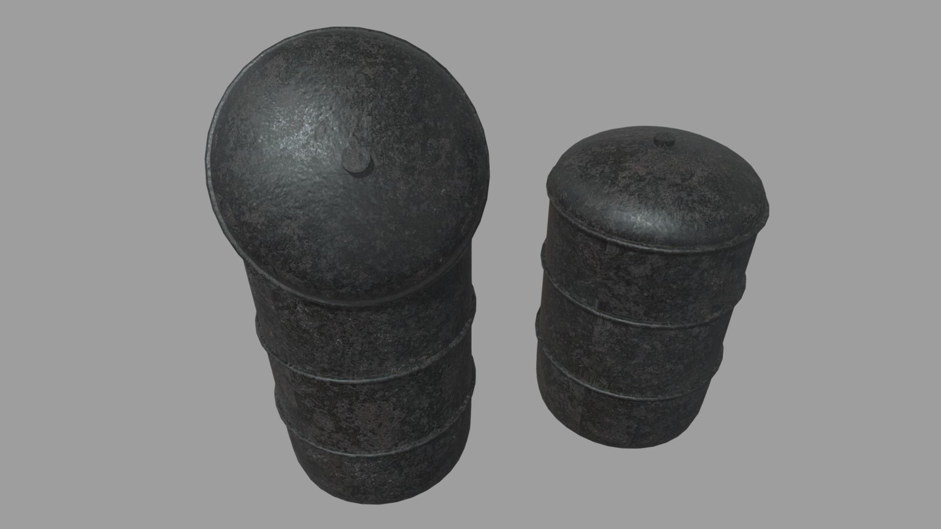 Petrol Can Low-poly 3D model_3