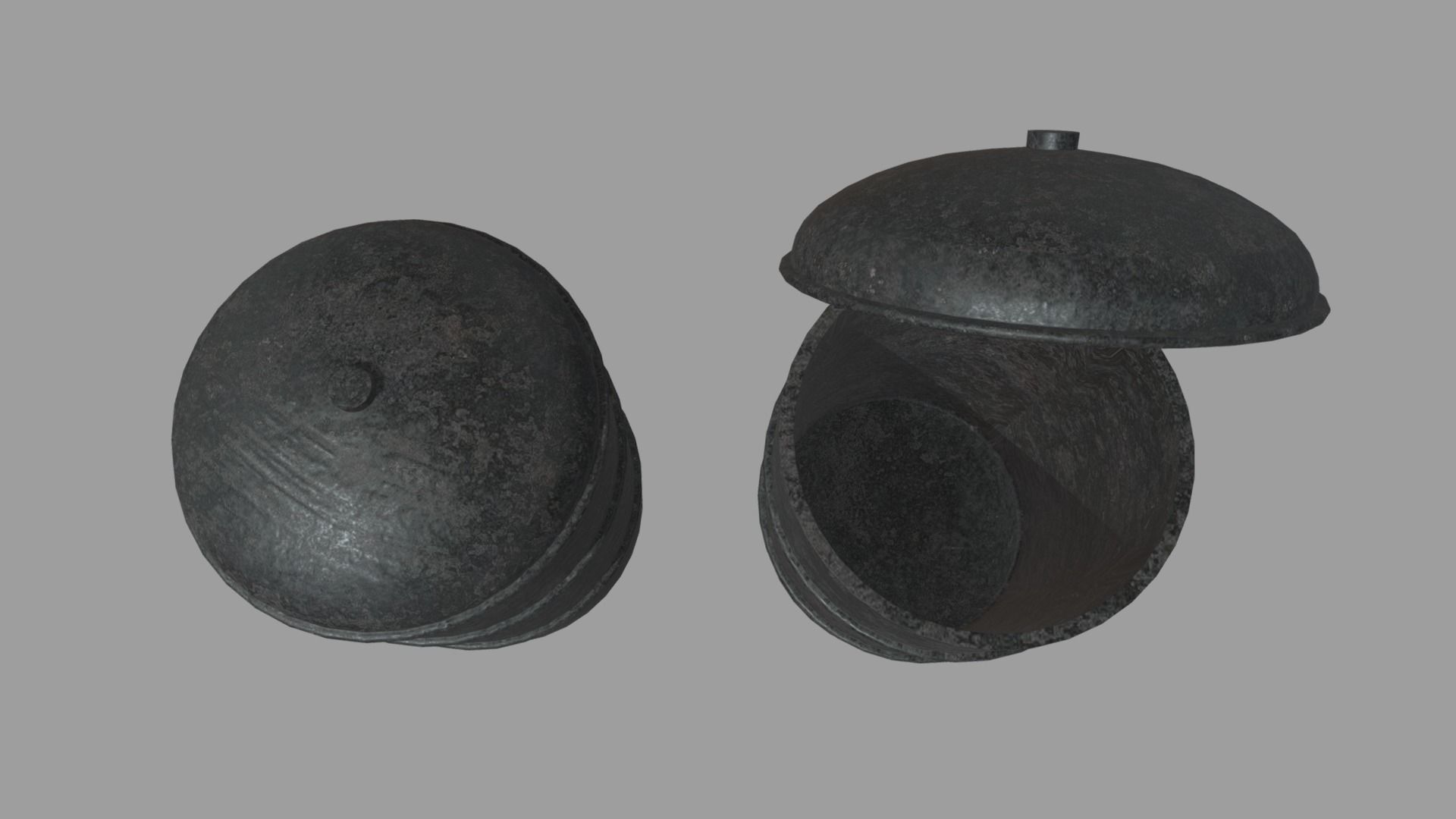 Petrol Can Low-poly 3D model_1