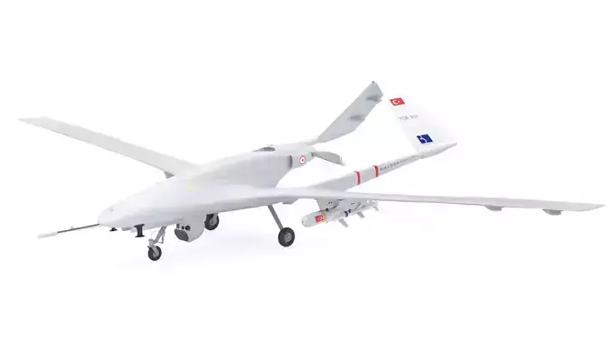Bayraktar TB2 Turkish Armed Forces Drone 3D model