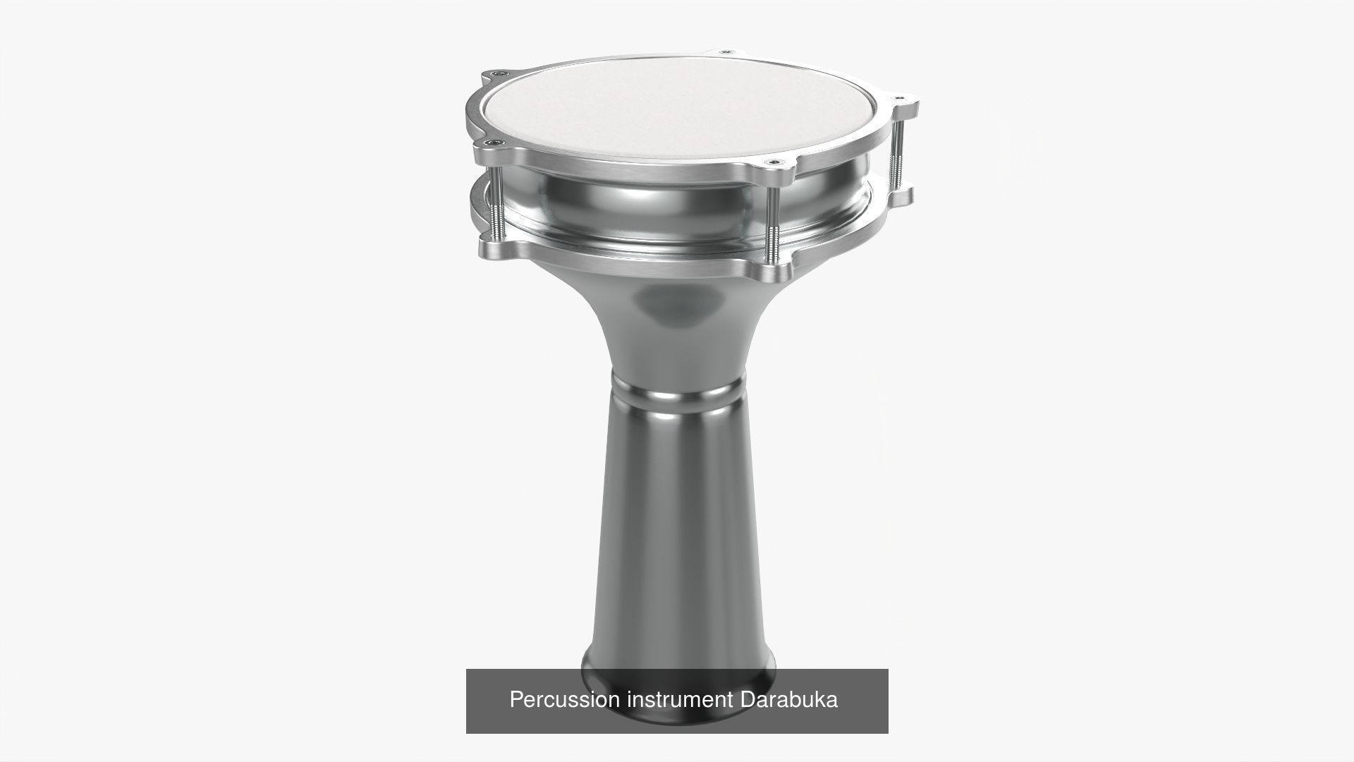 Various PBR drums 3D Model Collection_3