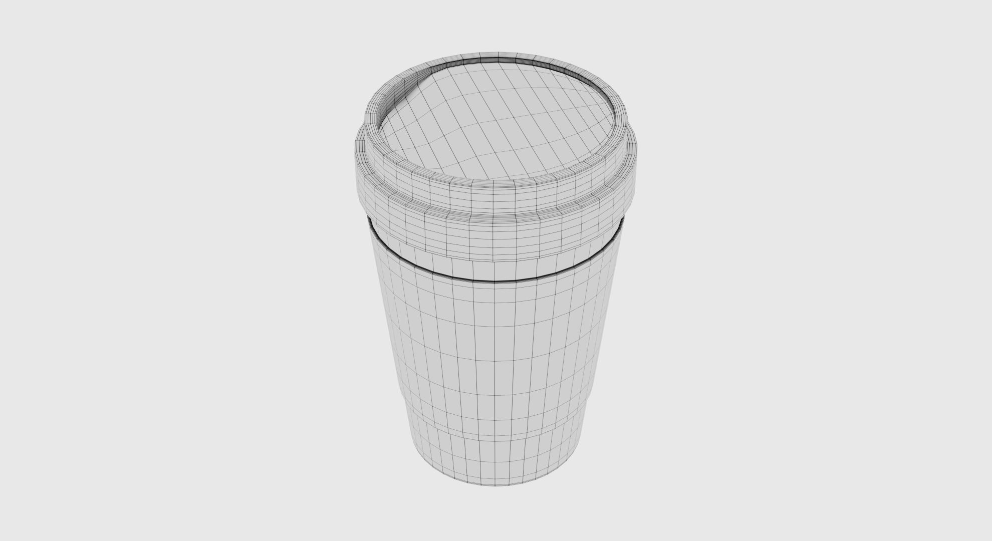 Paper Coffee Cup 3D Model 3D model_6