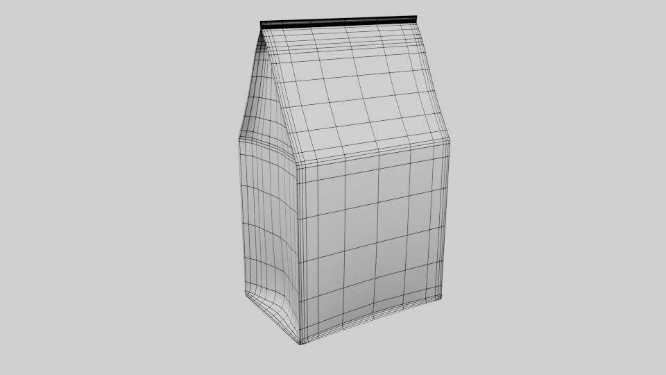 Coffee Bag Free 3D Model Free 3D model_1