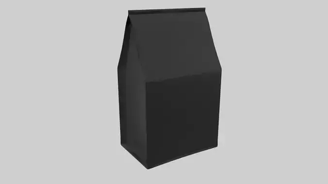 Coffee Bag Free 3D Model Free 3D model