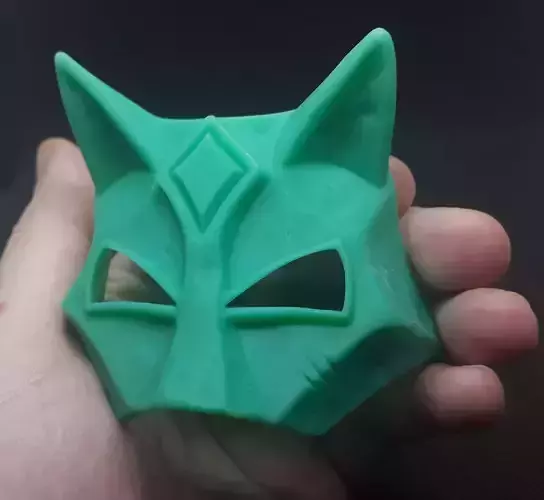 Wolf half-mask 3d print 3D print model