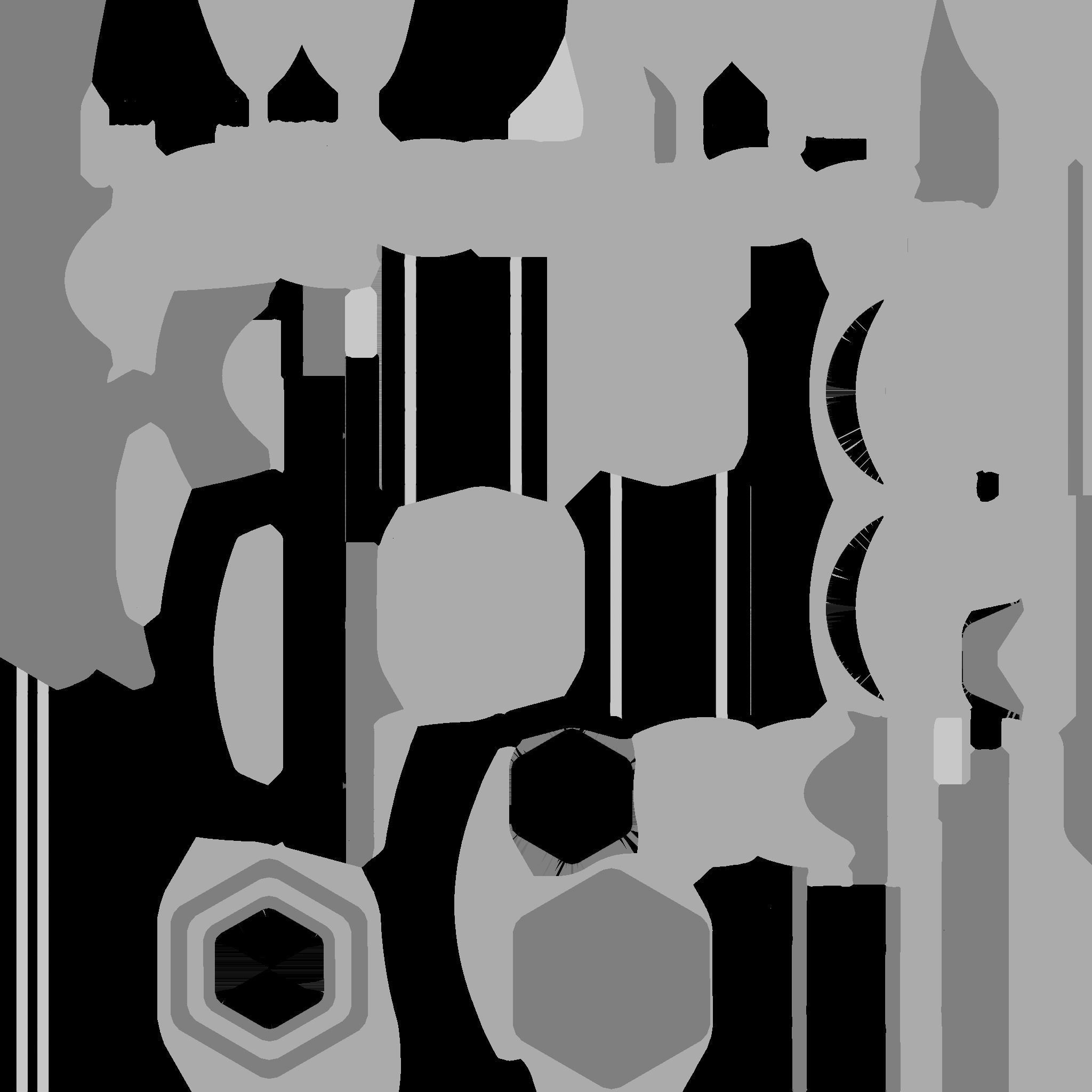 SciFi Facility A04 Orange - Sci Fi Exterior Design Low-poly 3D model_22