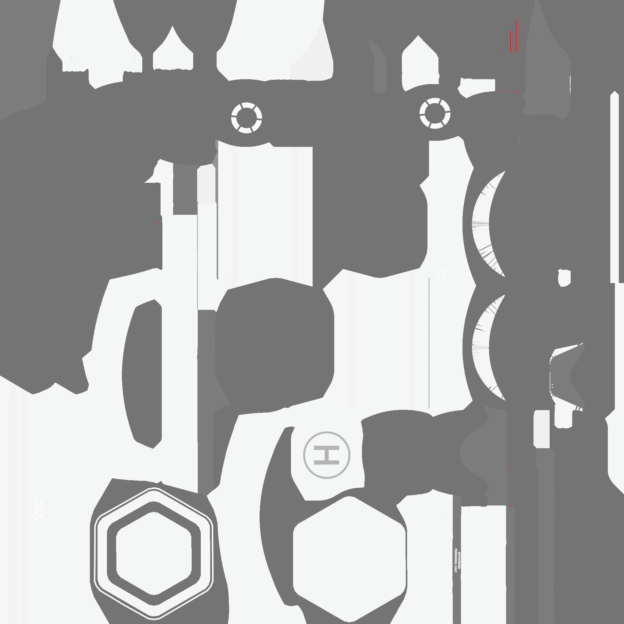 SciFi Facility A08 Metallic - Sci Fi Exterior Design Low-poly 3D model_19