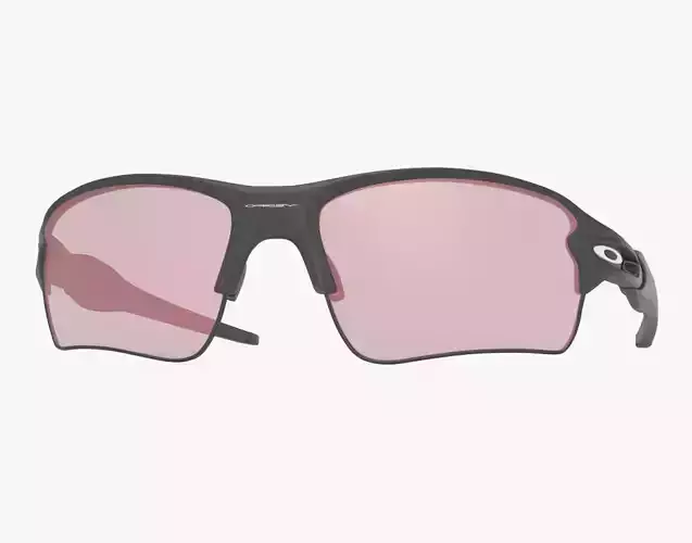 Sunglass Oakley Flak 2 XL Prizm Dark Golf Lenses Steel Frame